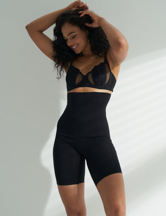 High Waisted Thigh Slimming Body Shaper Shorts