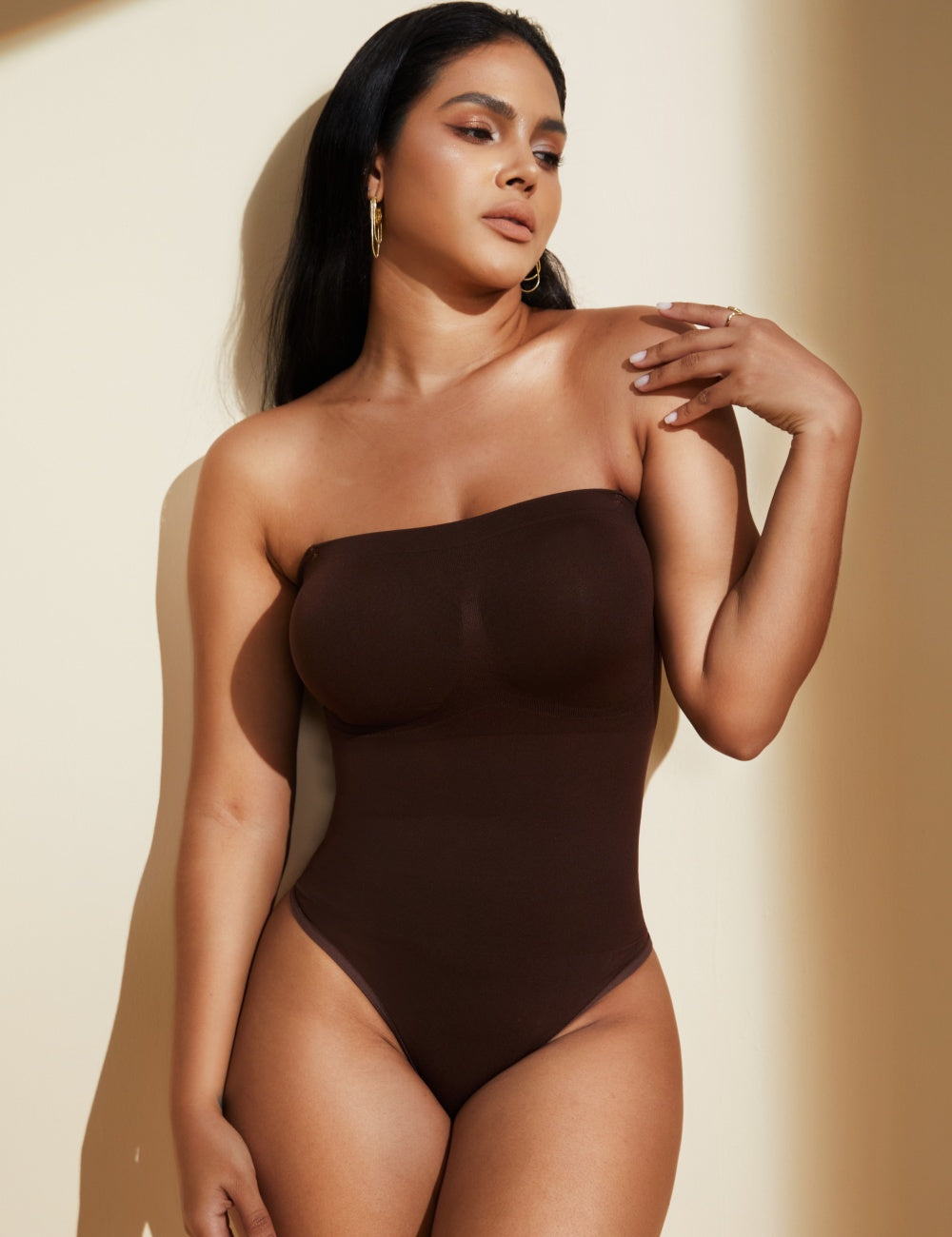 Seamless Strapless Thong Shapewear