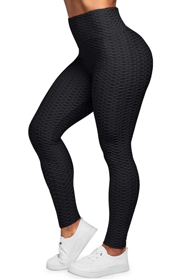 High Waist Butt Lifting Anti Cellulite Workout Leggings