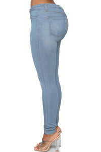Plus Size Women's Denim Leggings