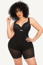 Load image into Gallery viewer, Detachable Straps Full Body Shaper Zipper Abdominal Control
