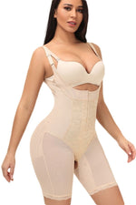Load image into Gallery viewer, Open Bust Corset High Waist Thigh Slimmer Body Shaper
