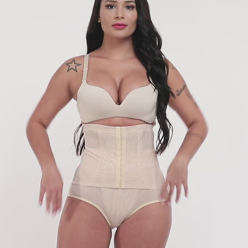 Plus Size High Waist Butt Lifter Waist Trainer Body Shapewear