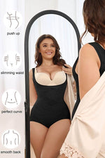 Load image into Gallery viewer, Mesh Criss-Cross Firm Control Shaping Bodysuit
