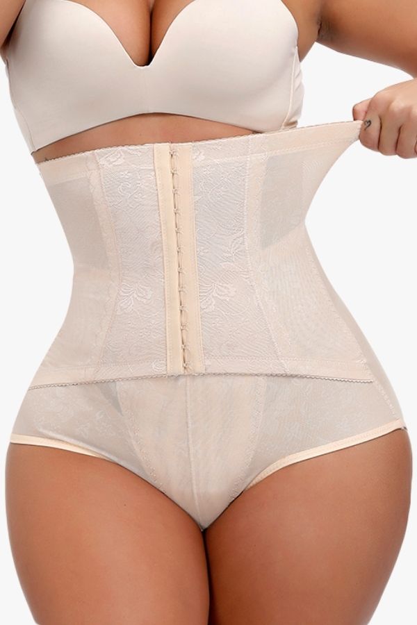 Plus Size High Waist Butt Lifter Waist Trainer Body Shapewear
