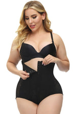 Load image into Gallery viewer, Zip Front Tummy Control Body Shapewear Butt Lifter Slip Shorts

