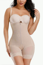 Load image into Gallery viewer, Detachable Straps Full Body Shaper Zipper Abdominal Control
